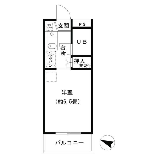 トラストビラ住吉の間取り