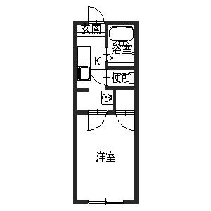 【加古川市尾上町旭のアパートの間取り】