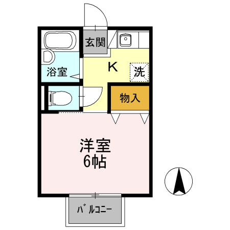 コーポAlyssumの間取り