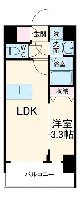 プレサンス葵デュリスの間取り