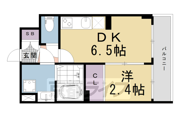 アドバンス京都レイズの間取り