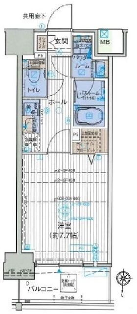 オーキッドレジデンス森下の間取り