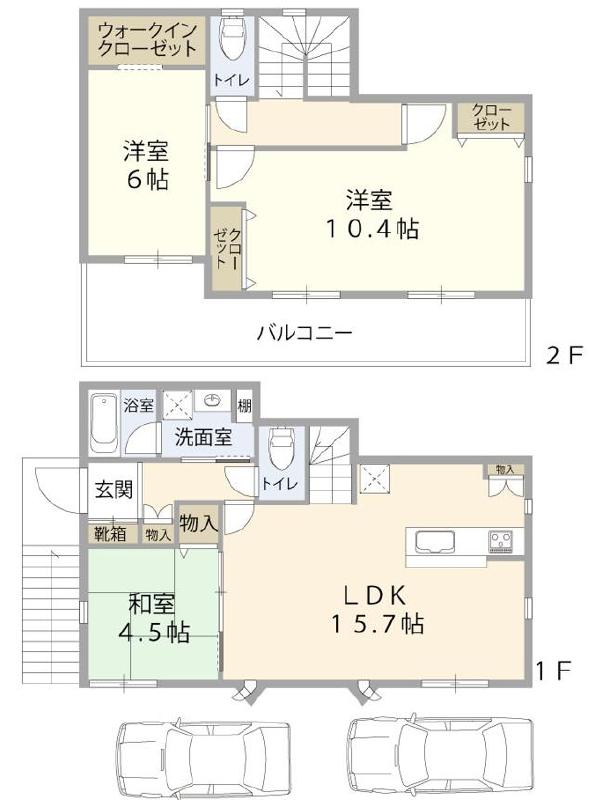 【コンフォートヒルズ　Ｇ棟の間取り】