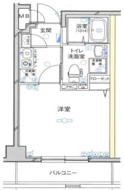 【グリフィン横浜・セントラルステージの間取り】