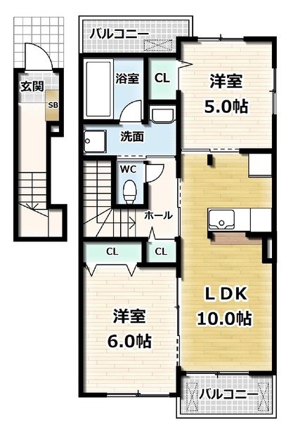 ブリッサ青谷の間取り