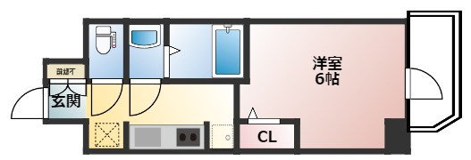 S-RESIDENCE都島Luxの間取り