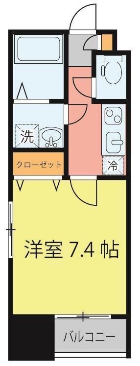 シェルグランデ東口の間取り