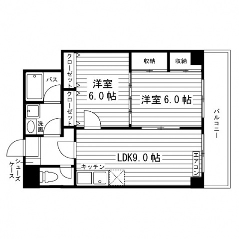 エンフォート高幡の間取り