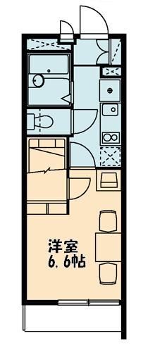 越谷市新越谷のマンションの間取り