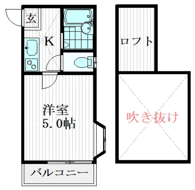 パルーム鎌ケ谷NO.1の間取り