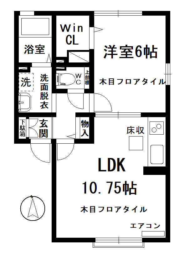 コートアダージオC棟C棟の間取り