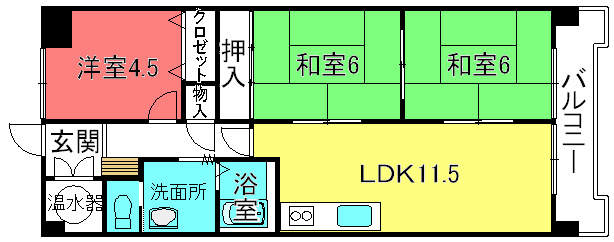 メゾン・トレゾールの間取り