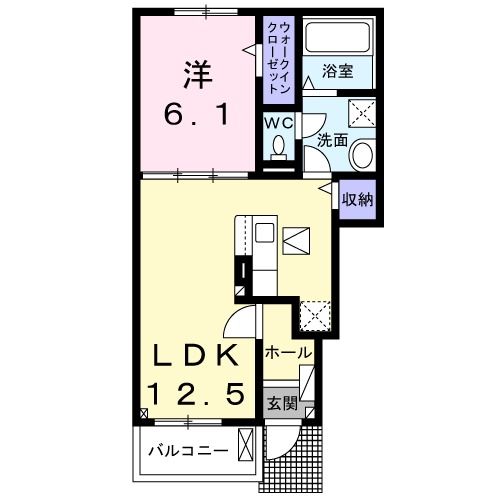 サクラリア Wの間取り