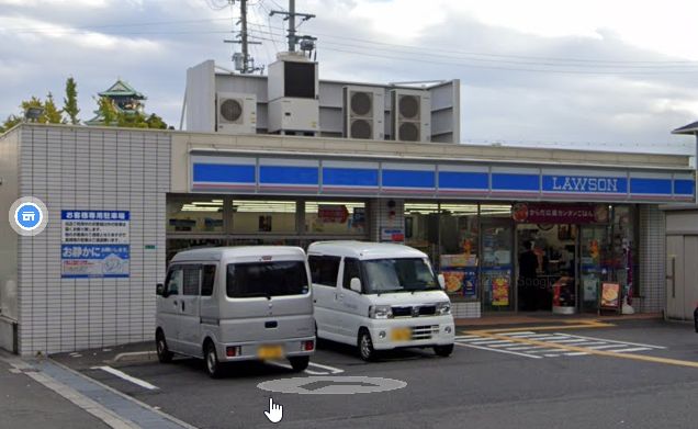 コンビニ　ローソン 片町一丁目店（コンビニ）まで108m