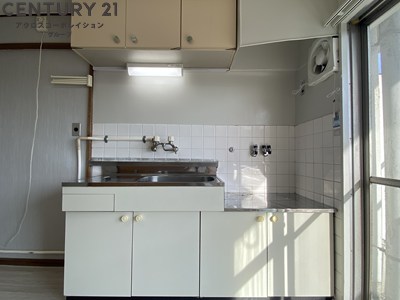 キッチン　ガスコンロ設置可能なキッチンです！