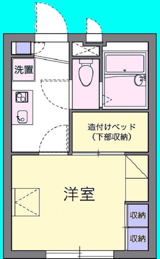 赤坂の間取り