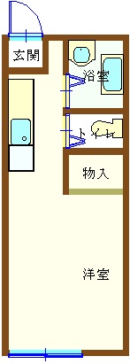 パナハイツHITOMIの間取り写真