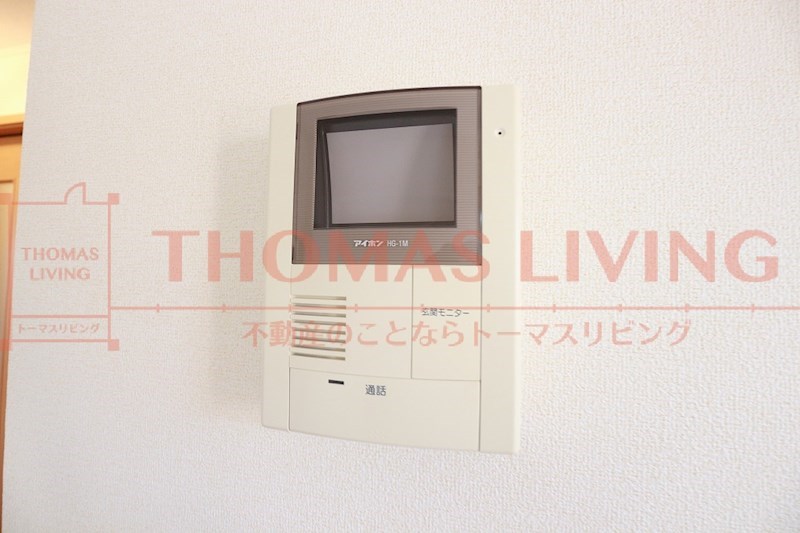 セキュリティ　モニターホン付きで防犯面も安心です。写真は同型物件です。
