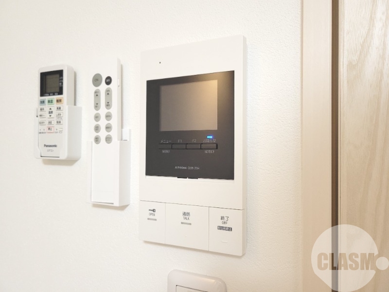 セキュリティ　来訪者が確認できるモニターホン♪