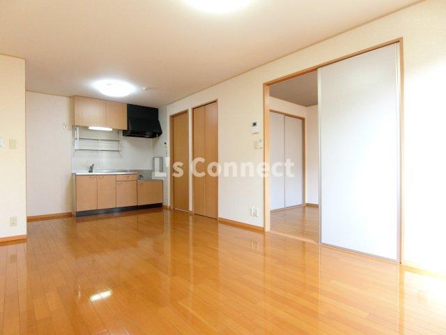 居室・リビング　１１．５帖のＬＤＫ。