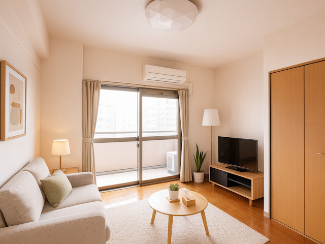 居室・リビング　CGで家具等を配置したもので家具等は含まれません。