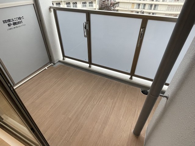 バルコニー　広々としたバルコニーです