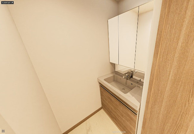 洗面設備　※写真は同タイプ住戸です。