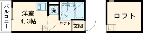 アバンセ祖師谷の間取り写真