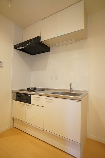キッチン　人気のシステムキッチン♪2口コンロ(グリル付)♪別部屋の写真