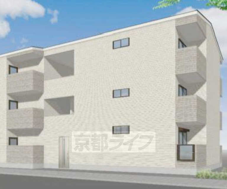 建物外観　予想図、・完成予想図