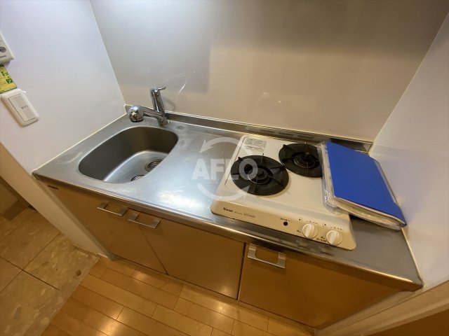 キッチン　ジュネーゼグラン淀屋橋　2口ガスシステムキッチン