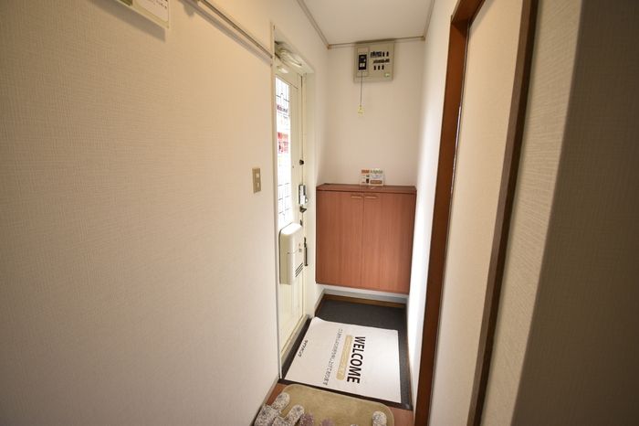 玄関　ゆったりとした玄関です