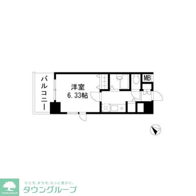 ドエルイン月島の間取り写真