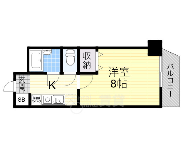地下鉄御堂筋線 江坂駅 徒歩6分 6階建 築31年の間取り写真