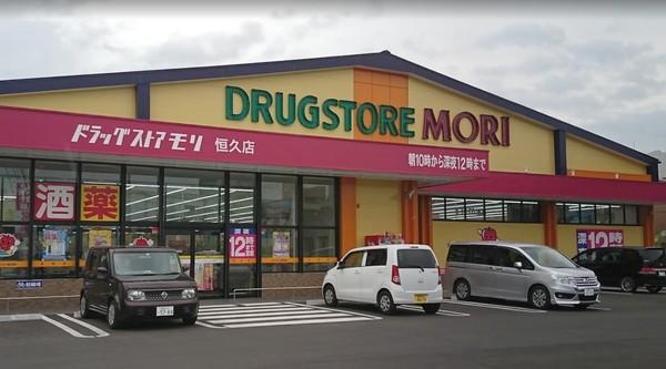 ドラックストア　ドラッグストアモリ恒久店（ドラッグストア）まで1277m