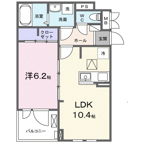 南松永町2丁目アパートの間取り写真
