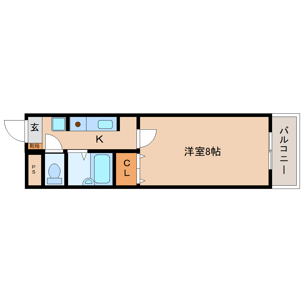パルスコート新大宮の間取り写真