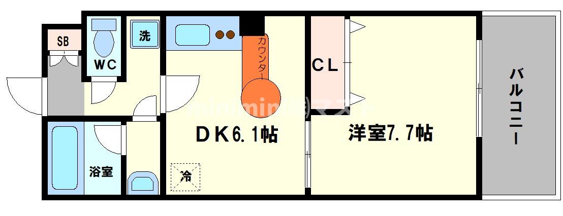 エステムプラザ大阪セントラルシティの間取り写真