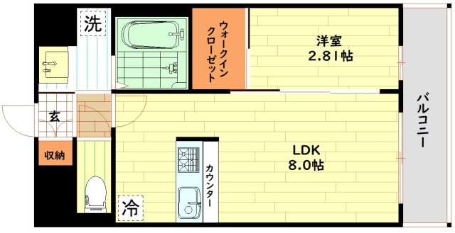 LiveCasa天満橋の間取り写真