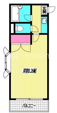 東京メトロ丸ノ内線 新中野駅 徒歩4分 2階建 築24年の間取り写真