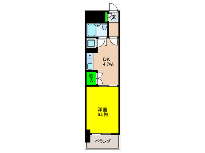 ダイアパレス大手町第3の間取り写真