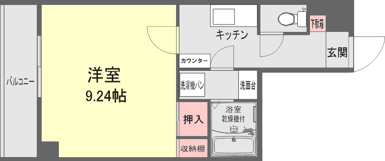 メイン石井の間取り写真