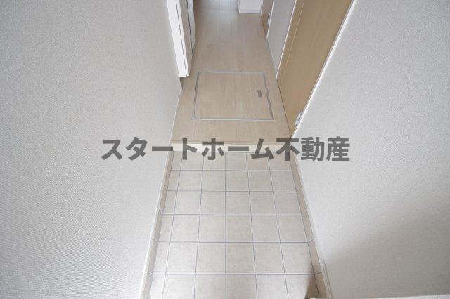 玄関　収納もある玄関です