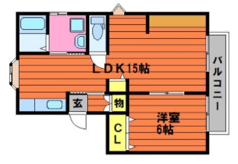 メゾン白神の間取り