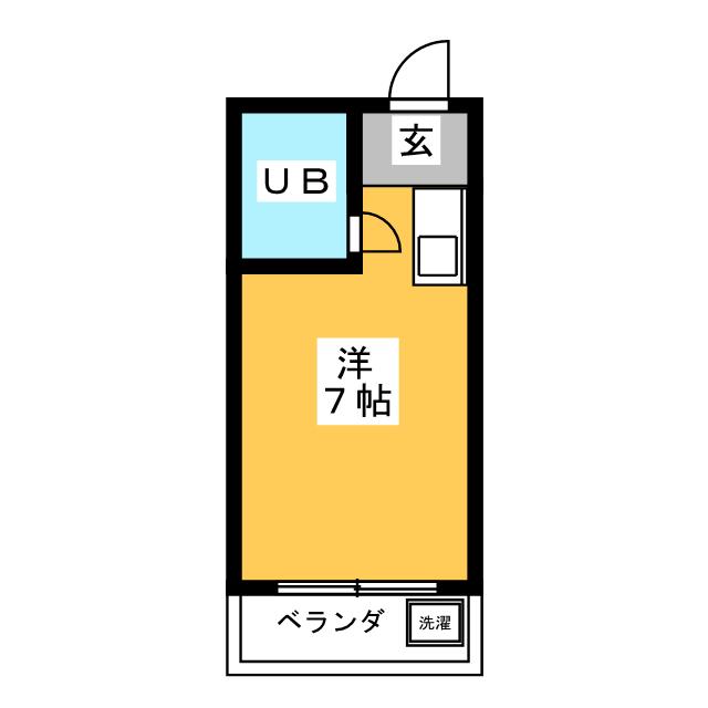 レディースハウス東和の間取り