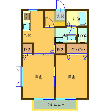 シマレジデンスVIの間取り