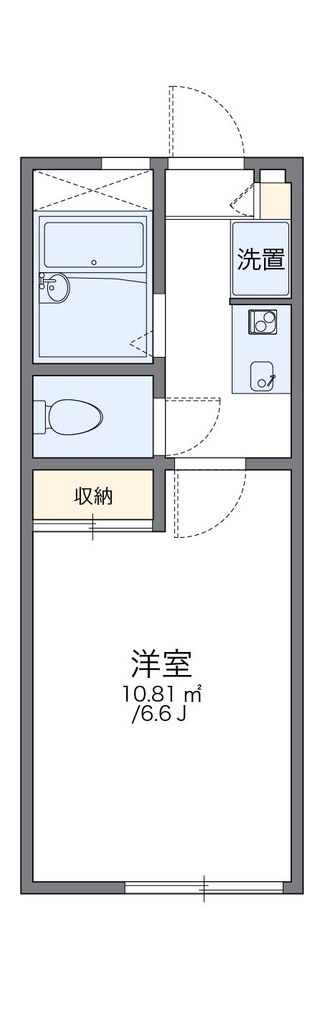 東村山市廻田町のアパートの間取り