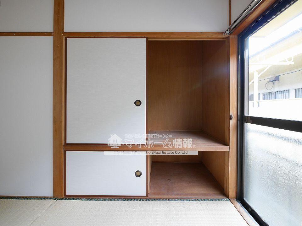 収納　布団も収納できるので片付けもラクラク