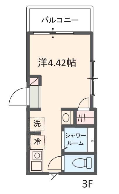 東京都板橋区若木２（アパート）の賃貸物件の間取り