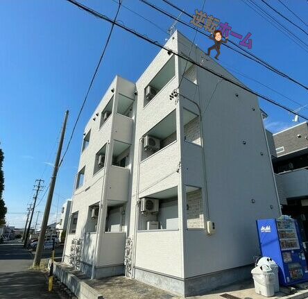 名古屋市中川区中島新町のアパートの建物外観